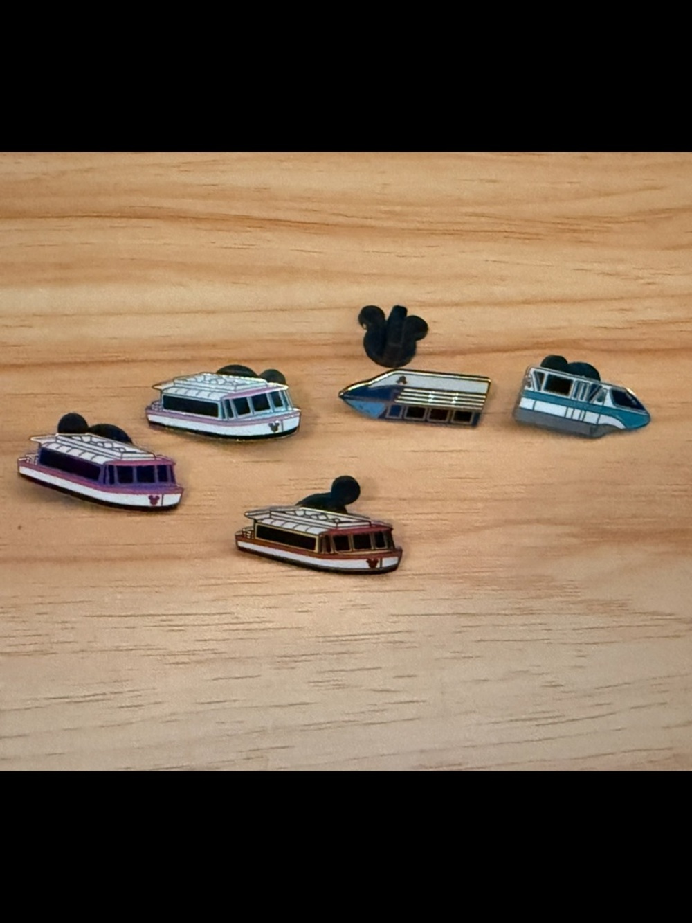 Disney World Set of 5 Transportation Disney Parks Pins Monorail Friendship Boats
